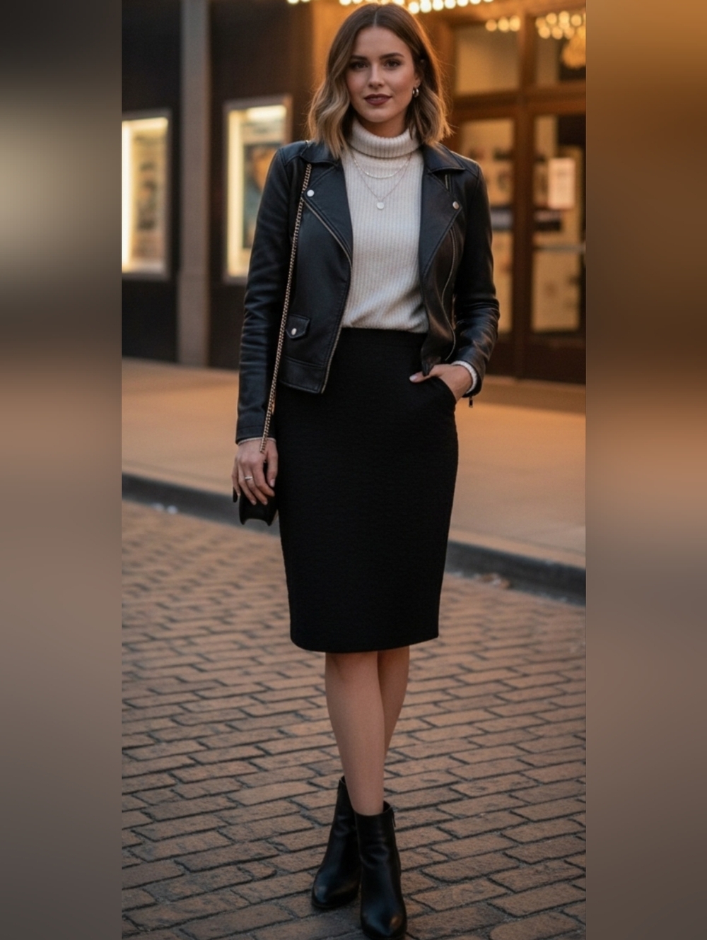 Black Bar lll skirt - sz. M